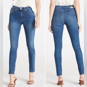 NWT CQY Denim High Rise Skinny Jeans Slim in Joy wash Size 26